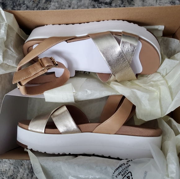 UGG Shoes - Ugg sandals platform size 6.5